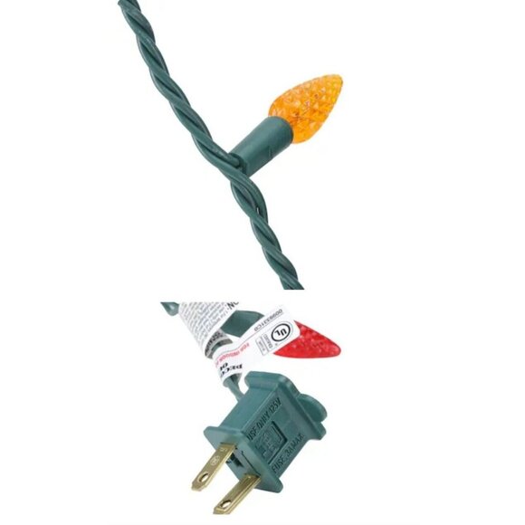 GE StayBright 150-Ct 37.2-ft Constant Multicolor C5 LED Christmas String Lights - Picture 6 of 13